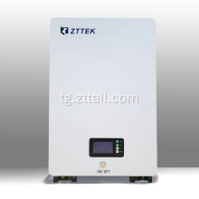 батареяи литий 48v100ah lifepo4 powerwall ба девор насбшуда